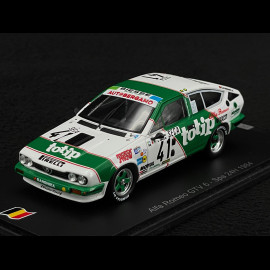 Alfa Romeo GTV 6 n° 41 24h Spa 1984 1/43 Spark SB424