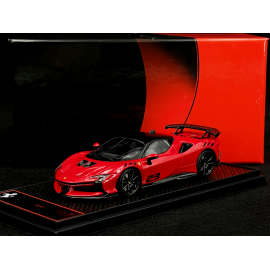 Ferrari SF90 XX Stradale 2024 Red Rosso Corsa 1/43 BBR Models BBRC285B