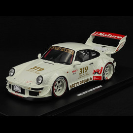 Porsche 911 Type 964 RWB Rauh-Welt Natty Dread Junior 2024 Crystal White 1/18 GT Spirit GT489