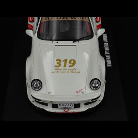 Porsche 911 Type 964 RWB Rauh-Welt Natty Dread Junior 2024 Crystal White 1/18 GT Spirit GT489