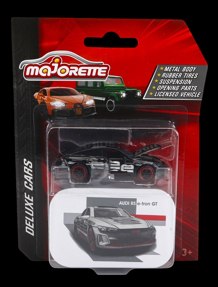Majorette Audi RS E-Tron GT Dark Gray / Yellow Roof 1:63 (3") No Package