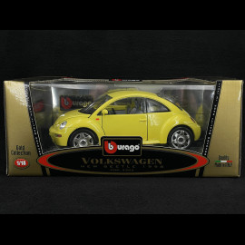 Volkswagen New Beetle 1998 Yellow 1/18 Bburago 3302