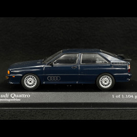 Audi Quattro 1981 Blue 1/43 Minichamps 430019425