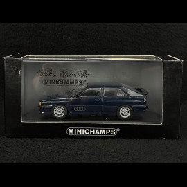 Audi Quattro 1981 Blue 1/43 Minichamps 430019425