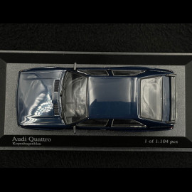 Audi Quattro 1981 Blue 1/43 Minichamps 430019425