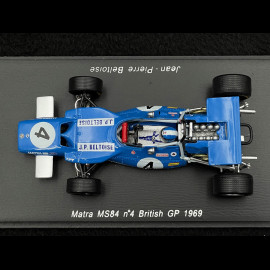Jean-Pierre Beltoise Matra MS84 n° 4  British GP 1969 1/43 Spark S1608 F1