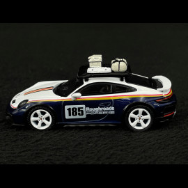 Porsche 911 Dakar Type 922 2023 Roughroads Gentian Blue / White 1/64 Mini GT MGT00805-L