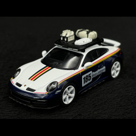 Porsche 911 Dakar Type 922 2023 Roughroads Gentian Blue / White 1/64 Mini GT MGT00805-L