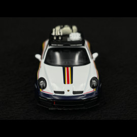 Porsche 911 Dakar Typ 922 2023 Roughroads Enzianblau / Weiß 1/64 Mini GT MGT00805-L