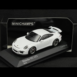 Porsche 911 GT3 Typ 991 2012 Carrara Weiß 1/43 Minichamps 410062026