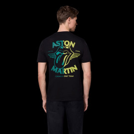 Aston Martin F1 x Rolling Stones Men’s T-Shirt Black 701235917001