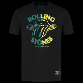 Aston Martin F1 x Rolling Stones Herren T-Shirt Schwarz 701235917001