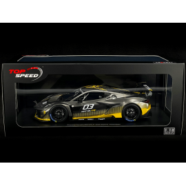 Chevrolet Corvette C8 Z06 GT3 R 2023 Daytona Présentation 1/18 Top Speed TS0541