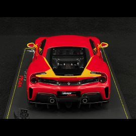 Ferrari 488 Pista n° 15 Custom Le Mans 1973 Red / Yellow 1/18 BBR Models P18145ST Ferrari 488 Pista n° 15 Custom Le Mans 1973 Red / Yellow 1/18 BBR Models P18145ST