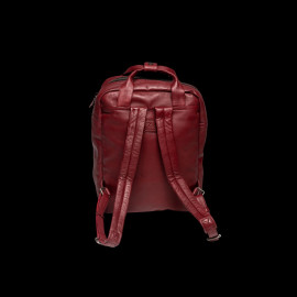 Steve McQueen Backpack Matt 6 Leather Burgundy – 1971 Vintage Racing Look – Article ID