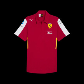 Ferrari Polo Shirt LMH AF Corse Cherry Red – Article ID 701236370-001