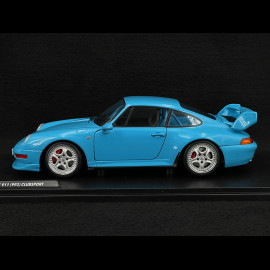 Porsche 911 Clubsport Type 993 1997 Riviera Blue 1/18 Solido S1810101