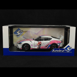 Toyota GR Supra Itasha 2024 White/Pink 1/18 Solido S1809008