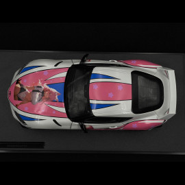 Toyota GR Supra Itasha 2024 White/Pink 1/18 Solido S1809008