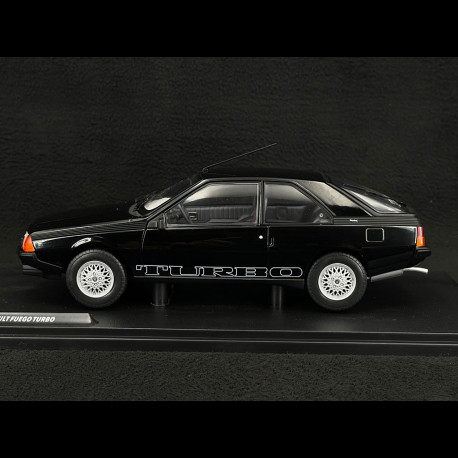 Renault Fuego Turbo 1980 Noir – 1/18 Solido S1806406 – Métal à 2 Ouvrants