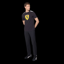 Ferrari F1 T-Shirt Puma Large Shield Black Leclerc / Hamilton - Man - 701232784-002