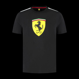 Ferrari F1 T-Shirt Puma Large Shield Black Leclerc / Hamilton - Man - 701232784-002