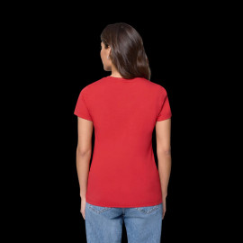 Ferrari F1 T-Shirt Puma Large Shield Red Cherry Leclerc / Hamilton - Woman - 701232785-001