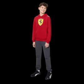 Ferrari F1 Hoodie Puma Large Shield Red Cherry Leclerc / Hamilton - Kid - 701232791-001