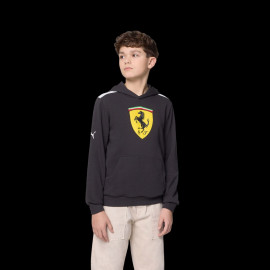 Ferrari F1 Hoodie Puma Large Shield Black Leclerc / Hamilton - Kid - 701232791-002