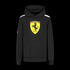 Ferrari F1 Hoodie Puma Large Shield Black Leclerc / Hamilton - Kid - 701232791-002