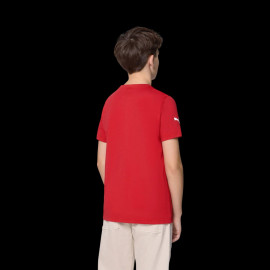 Ferrari F1 T-Shirt Puma Large Shield Red Cherry Leclerc / Hamilton - Kid - 701232786-001