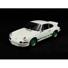 Porsche 911 Carrera RS 2.7 1973 Grand Prix White Green Stripes 1/18 Autoart 78031