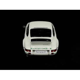 Porsche 911 Carrera RS 2.7 1973 Grand Prix White Green Stripes 1/18 Autoart 78031