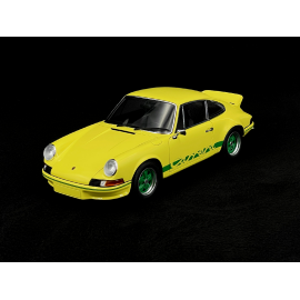 Porsche 911 Carrera RS 2.7 1973 Yellow Green Stripes 1/18 Autoart 78033