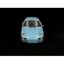 Porsche 911 Carrera RS 2.7 1973 Gulf Blue Black Stripes 1/18 Autoart 78032