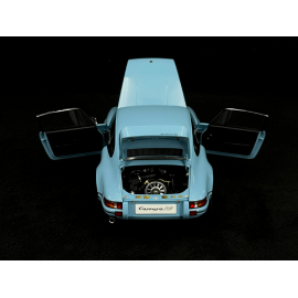 Porsche 911 Carrera RS 2.7 1973 Gulf Blue Black Stripes 1/18 Autoart 78032