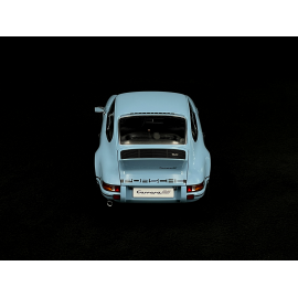 Porsche 911 Carrera RS 2.7 1973 Gulf Blue Black Stripes 1/18 Autoart 78032