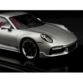 Porsche 911 Turbo Type 992 First Turbo Sonderwunsch GT Silber 1/18 Spark WAP0211620STFT