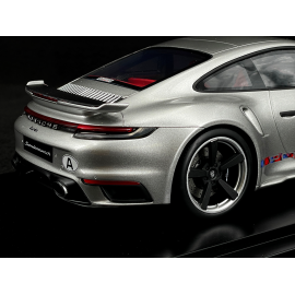 Porsche 911 Turbo Type 992 First Turbo Sonderwunsch GT Silver 1/18 Spark WAP0211620STFT