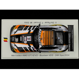 Mercedes-AMG GT3 Evo n°9 24h Spa 2024 1:43 Spark SB793