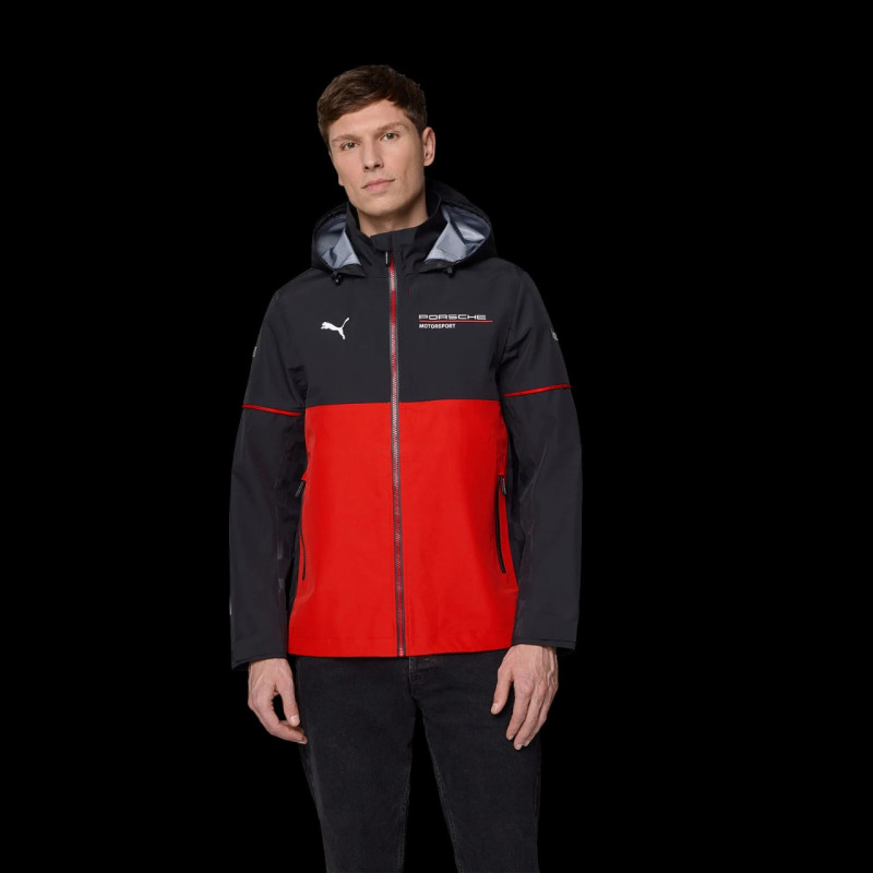 Porsche Jacket Motorsport 6 Rain Black – Official Team – 701232123-001