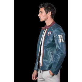 Steve McQueen Set – Jacke Liam + Reisetasche 48H Royal Blue – 27671-0012 / 27662-0012