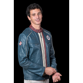 Steve McQueen Set – Jacke Liam + Reisetasche 48H Royal Blue – 27671-0012 / 27662-0012