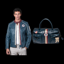 Steve McQueen Set – Jacke Liam + Reisetasche 48H Royal Blue – 27671-0012 / 27662-0012
