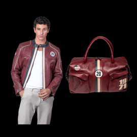 Steve McQueen Set – Jacke Liam + Reisetasche 48H Dark Red – 27671-4010 / 27662-4010