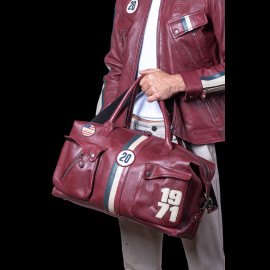 Steve McQueen Set – Jacke Liam + Reisetasche 48H Dark Red – 27671-4010 / 27662-4010