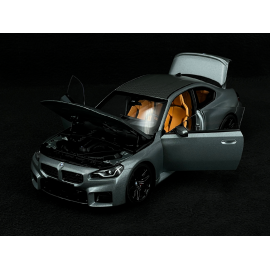 BMW M2 G87 2023 Mattgrau 1/18 Minichamps 110023121
