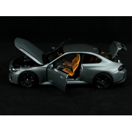 BMW M2 G87 2023 Mattgrau 1/18 Minichamps 110023121
