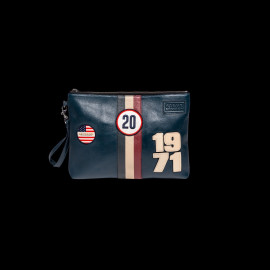 Steve McQueen Damen-Set – Jacke Jutta + Clutch Jim 6 Royalblau – 27674-0012 / 27660-0012