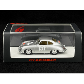 Porsche 356 1300 N°151 Rallye Monte Carlo 1955 1/43 Spark S6135
